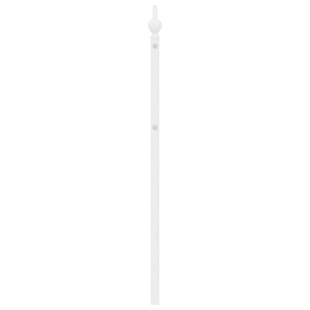 Ersatz-Kopfteil Metall Schwarz 135 cm