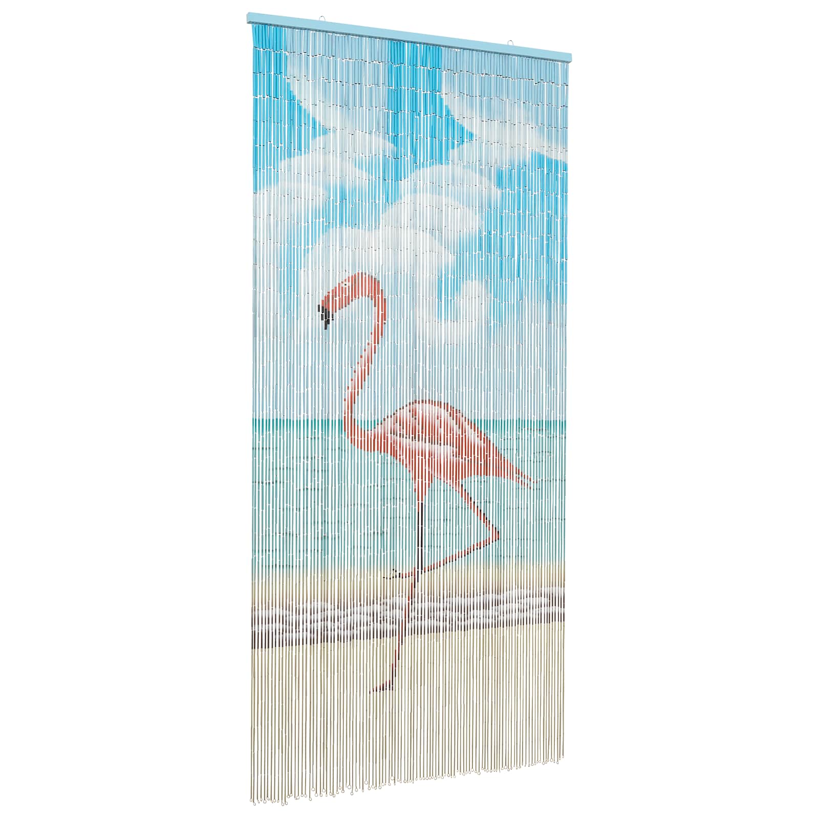 Insekten-Türvorhang Bambus Druck 90x220 cm Bambus