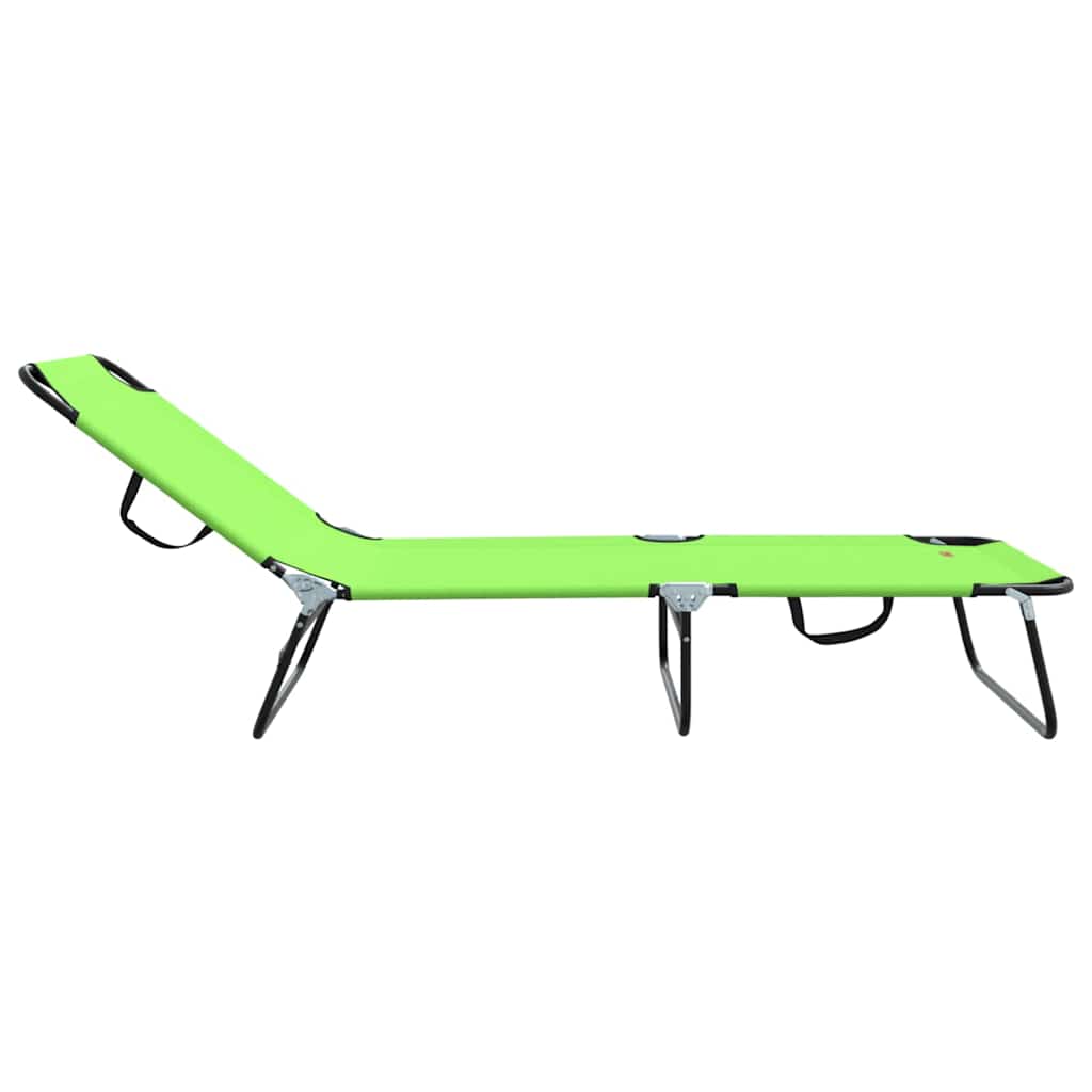 Klappbare Sonnenliege Blau 188 x 57 x 86,5 cm Polyester