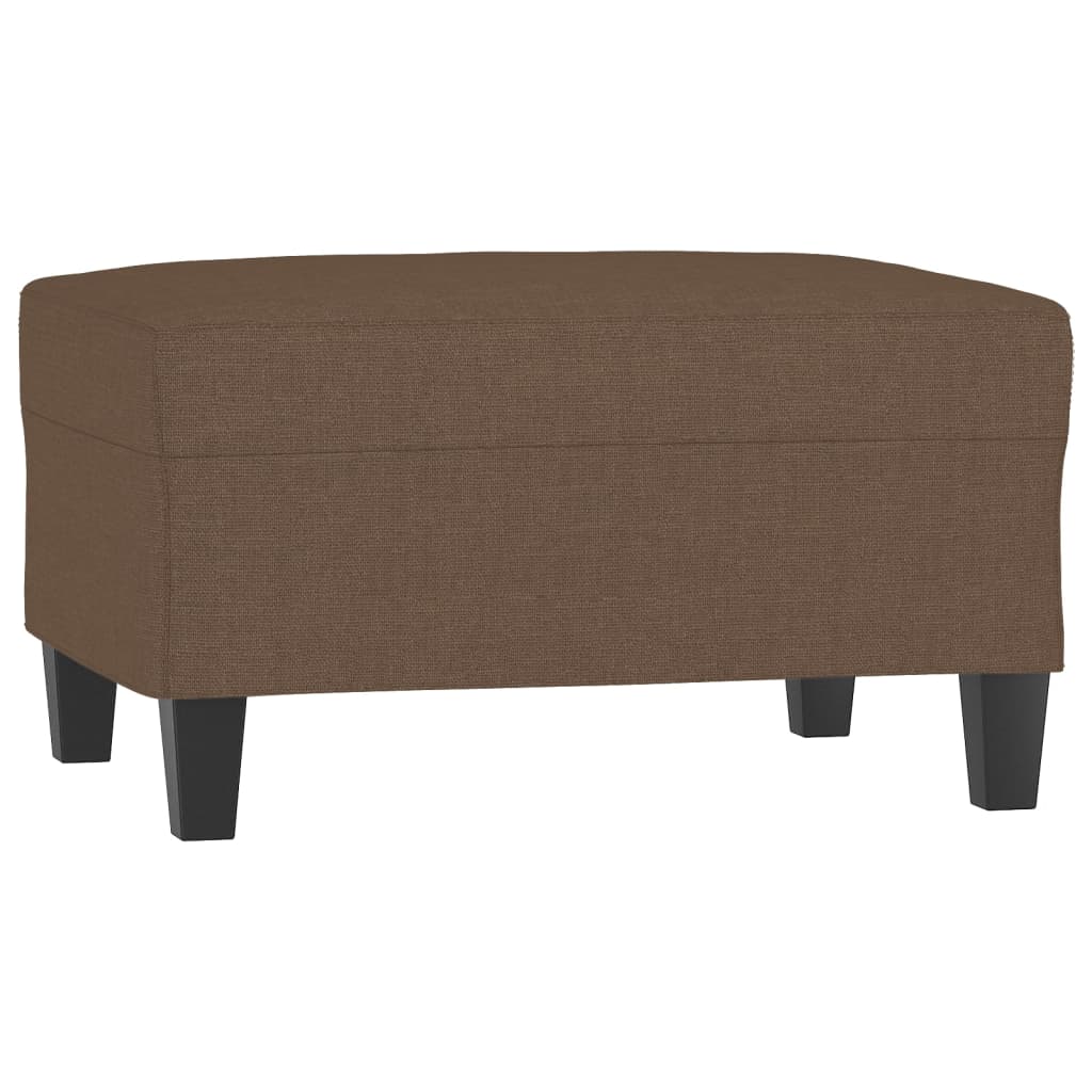 Fußhocker Hellgrau 60x50x41 cm Stoff