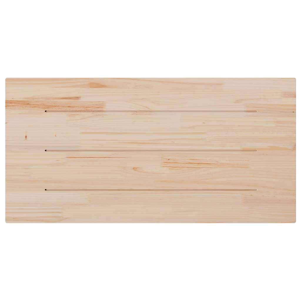 Tischplatte Weiß 40x40x2,5 cm Massivholz Kiefer Quadratisch