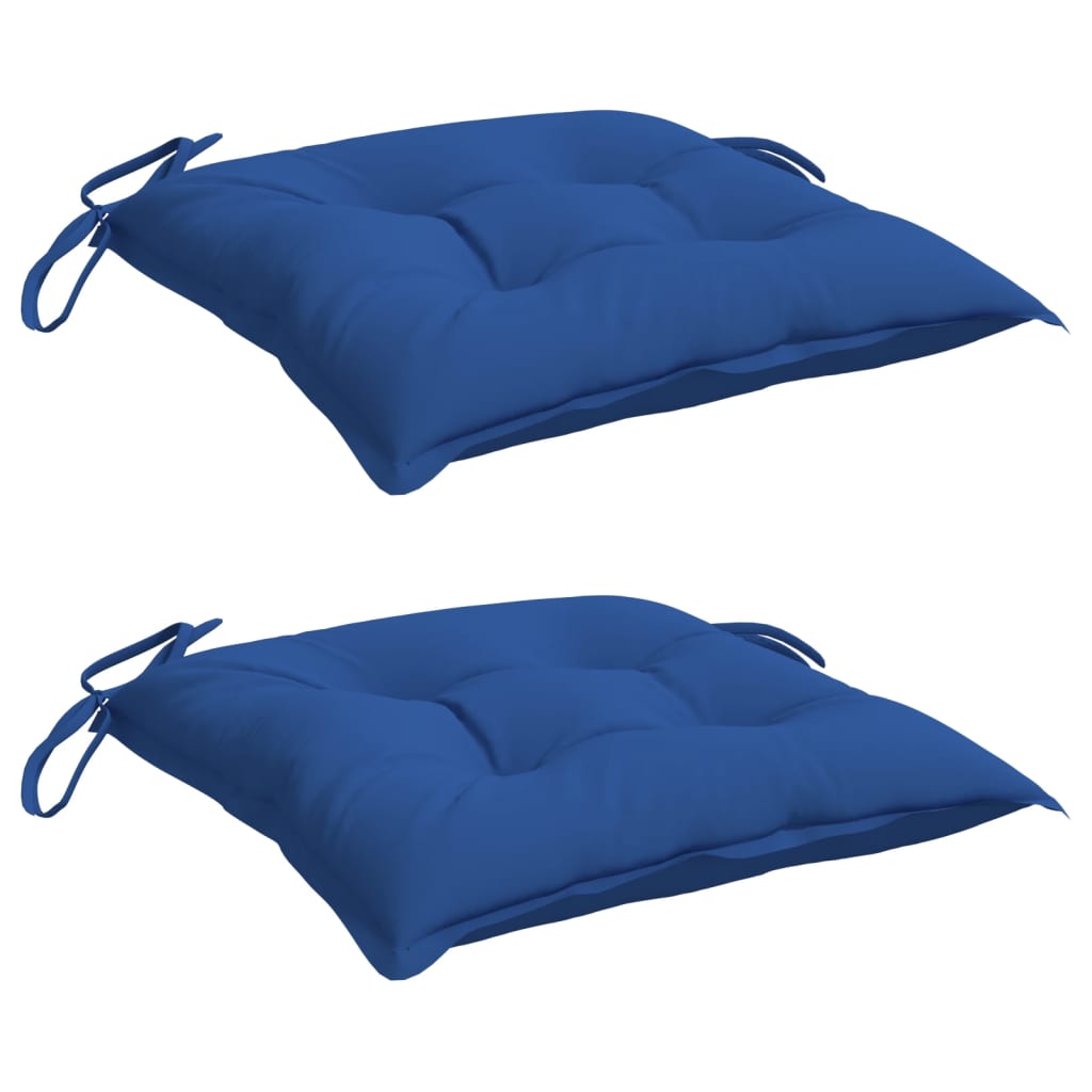 Stuhlkissen 4 Stk. Hellblau 40x40x7 cm Oxford-Gewebe