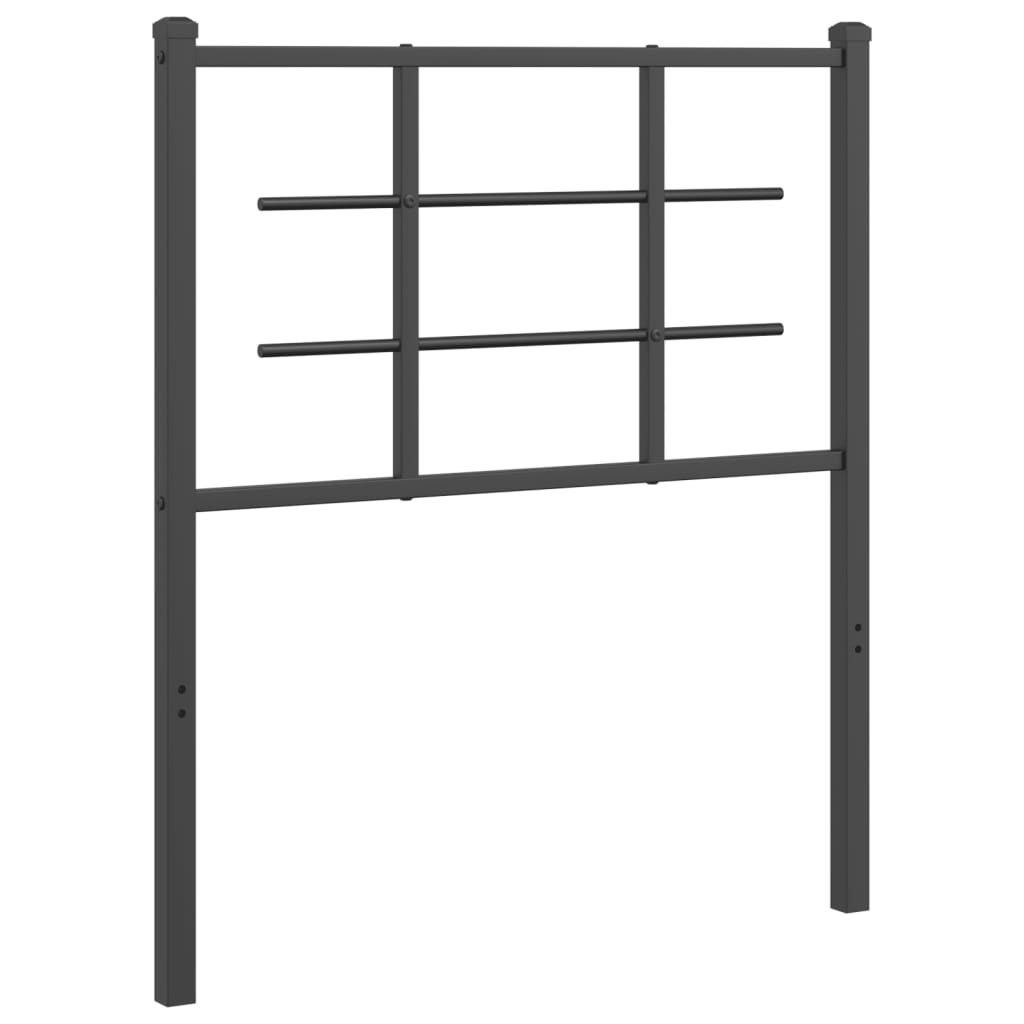 Ersatz-Kopfteil Metall Weiß 100 cm
