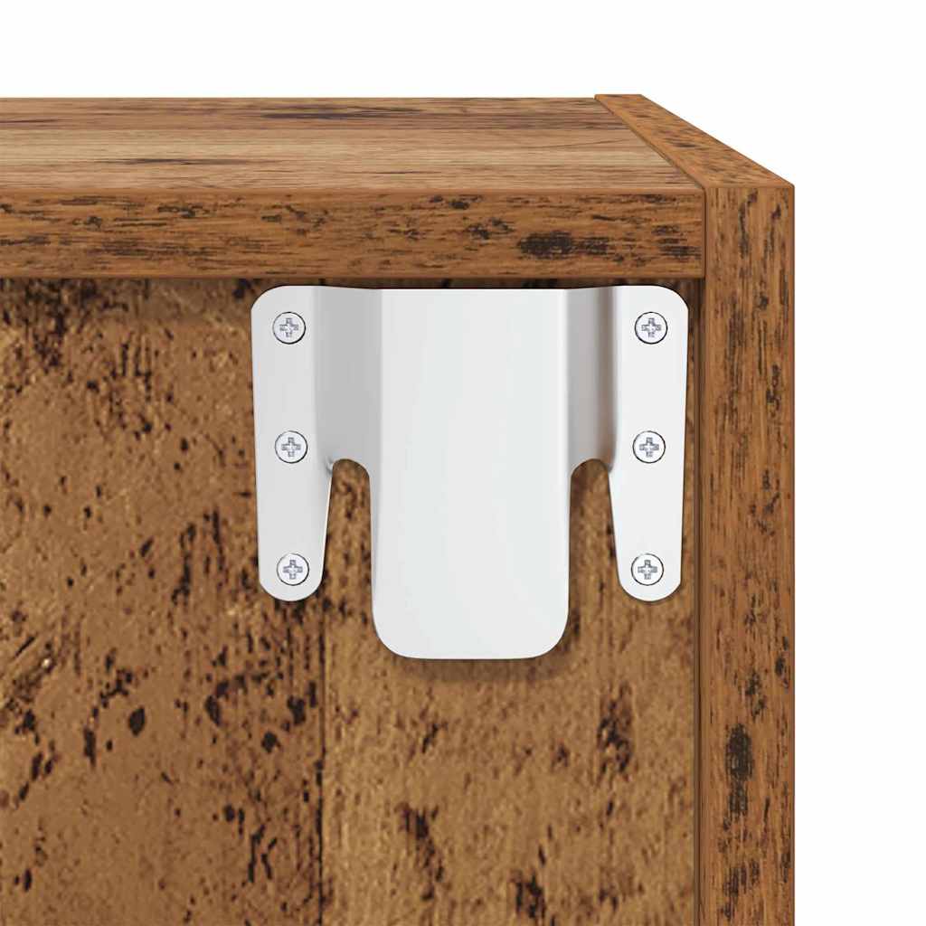 2-tlg. TV-Schrank-Set Weiß Holzwerkstoff