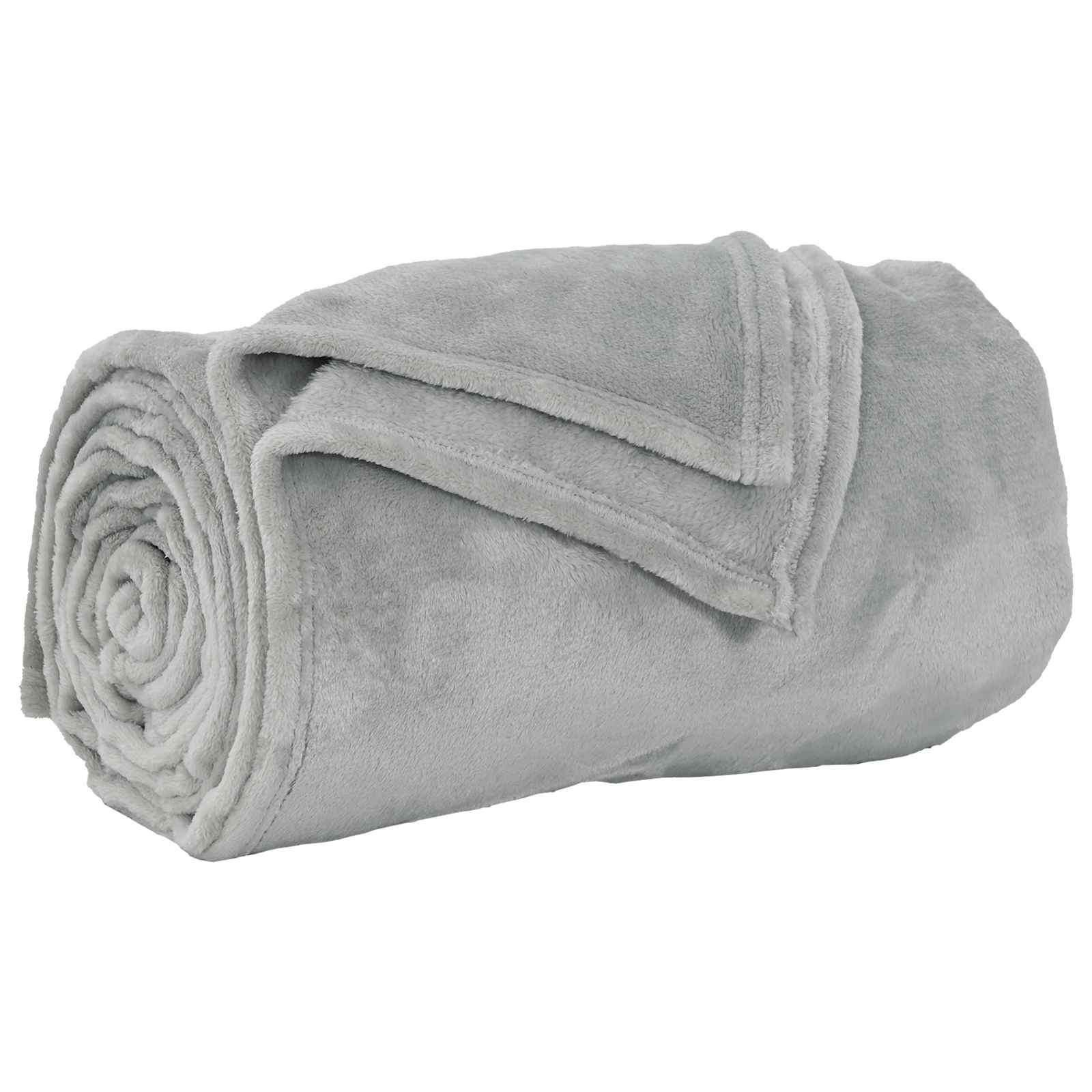 Überwurfdecke Beige 130 x 150 cm Fleece