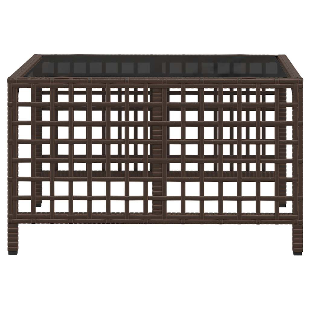 3-teiliges Ecksofa-Set für den Garten mit Kissen, grau, Polyrattan