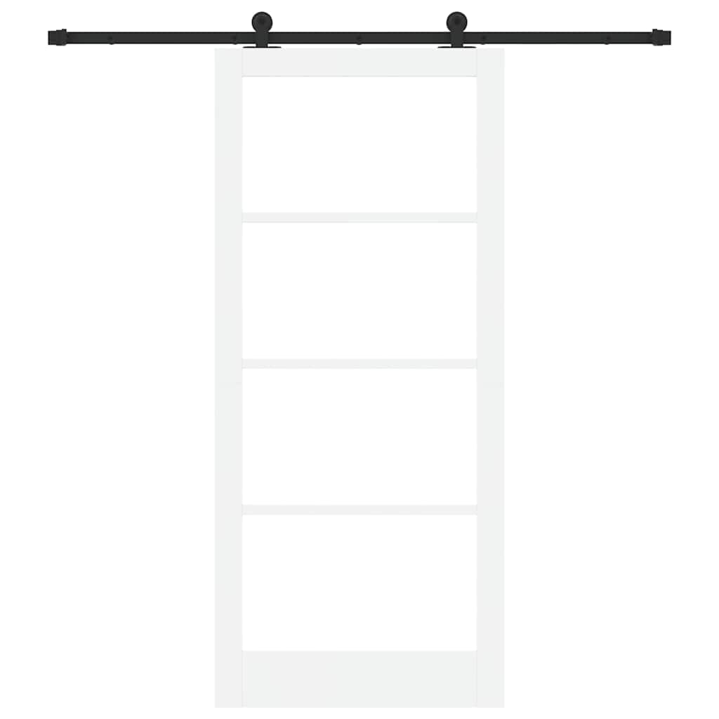 Schiebetür ORKDAL Natürlich und Schwarz 61 x 198,5 cm