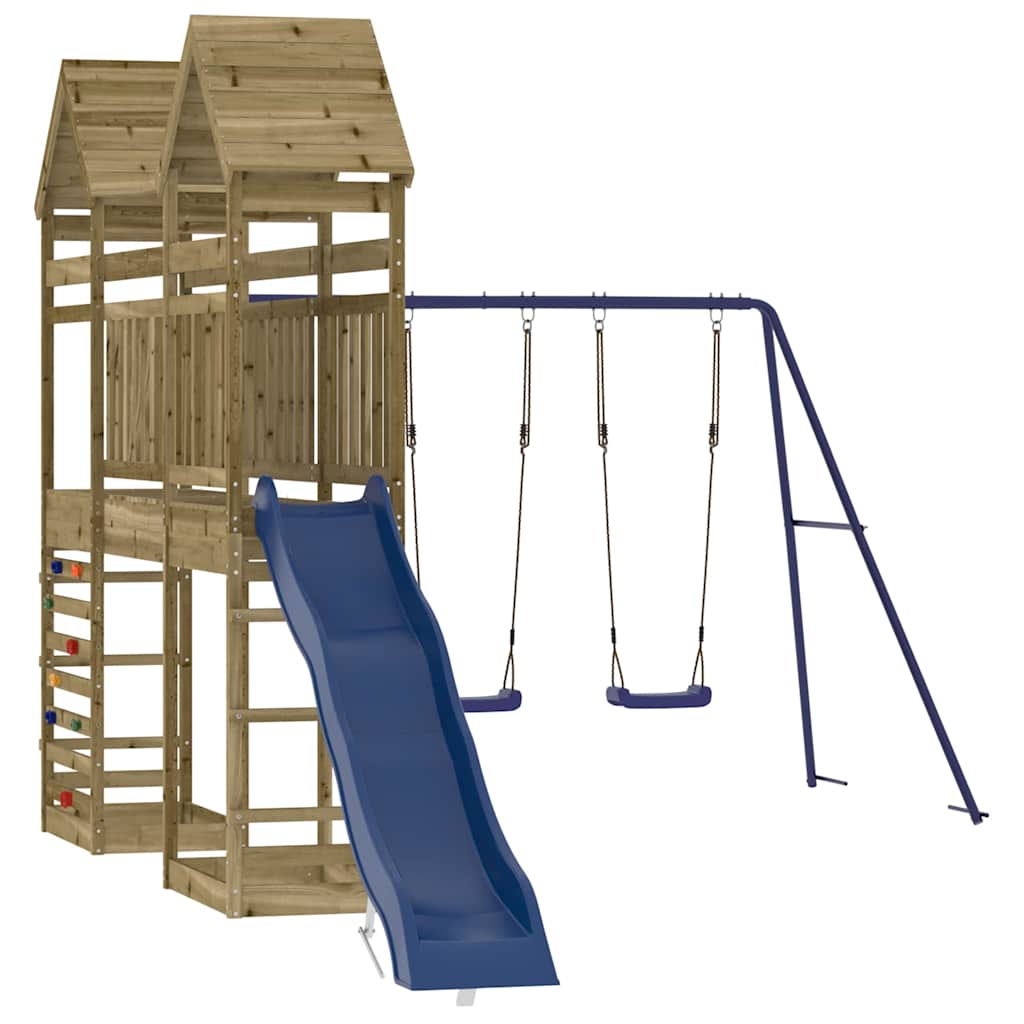 Spielturm Massivholz Kiefer