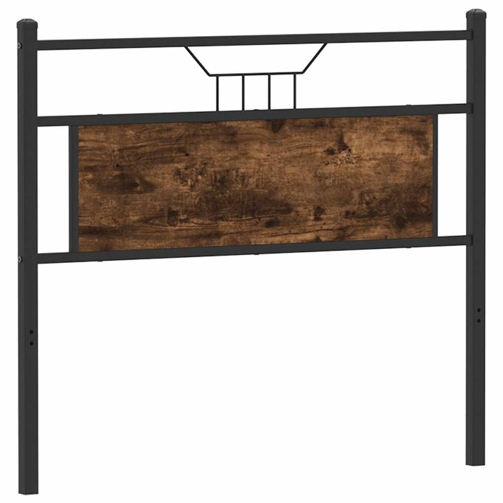 Ersatz-Kopfteil Räuchereiche 75 cm Holzwerkstoff und Stahl