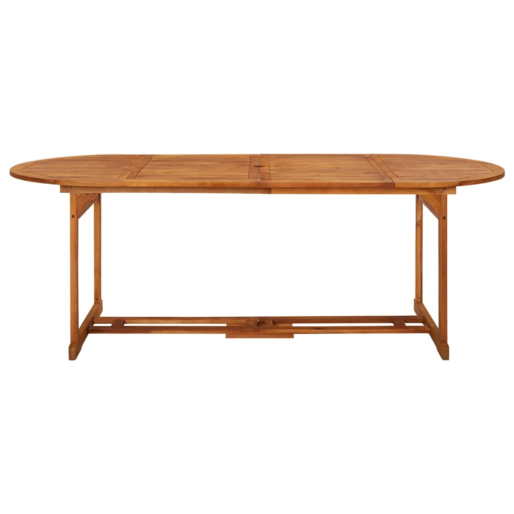 Garten-Esstisch 180x90x75 cm Massivholz Akazie
