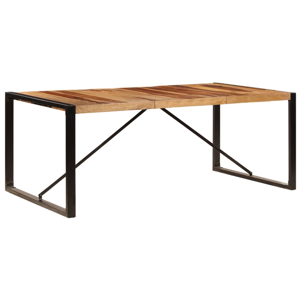 Esstisch 220x100x75 cm Massivholz Akazie