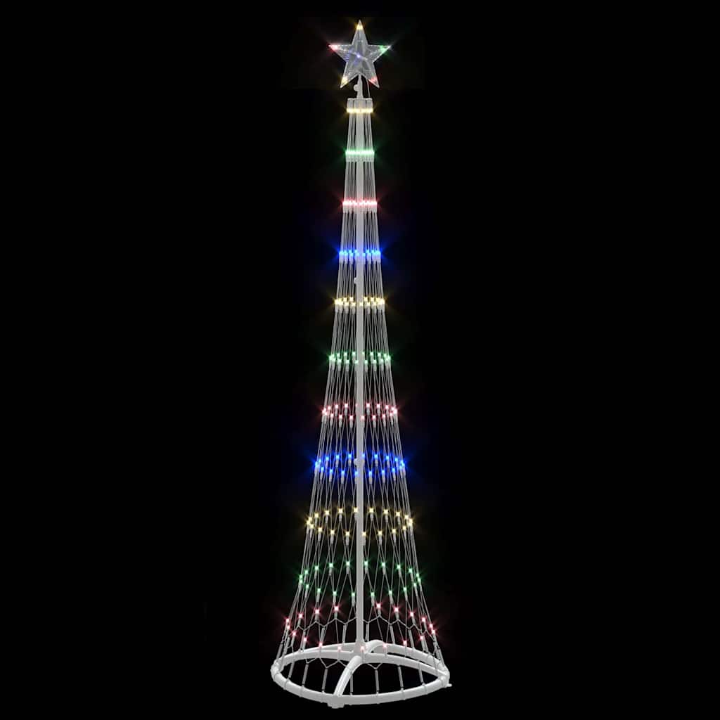 LED-Weihnachtsbaum Warmes Weiß 51 x 51 x 190 cm Metall