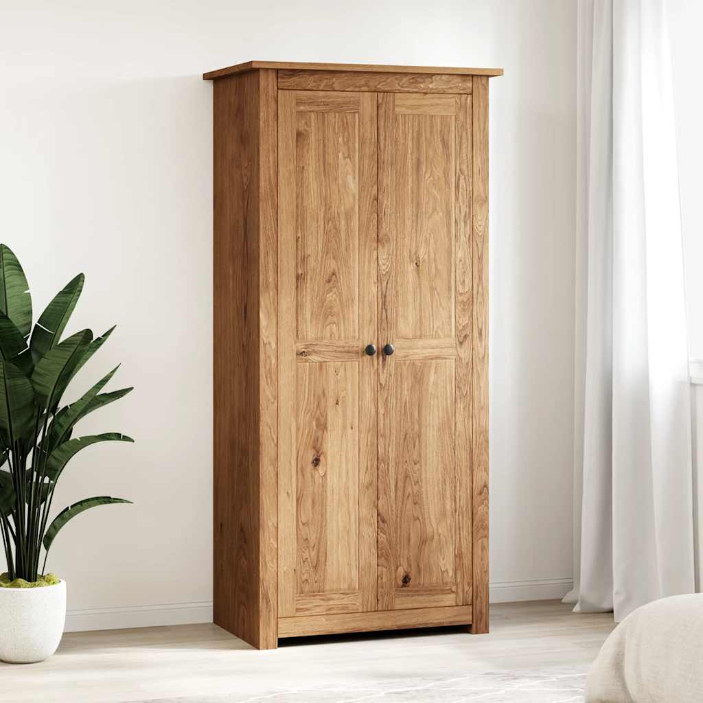 Kleiderschrank 3-Türig 118×50×171,5 cm Kiefer Panama Serie