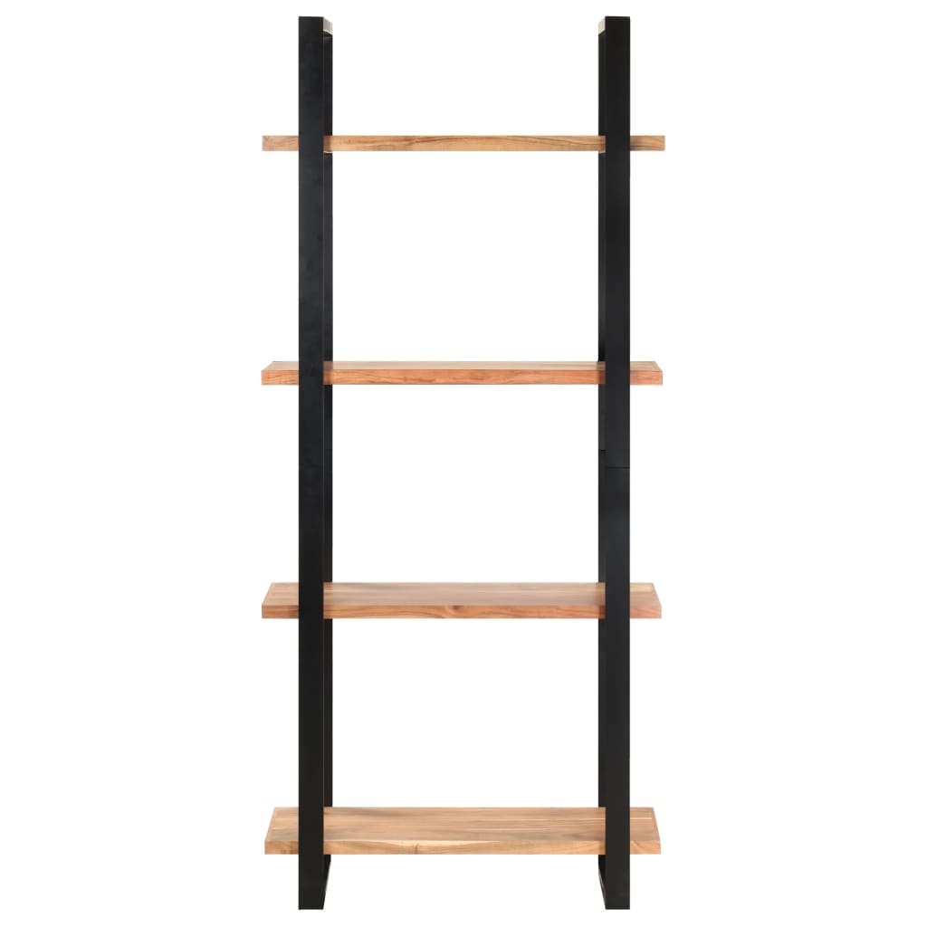 Bücherregal mit 4 Böden 80x40x180 cm Altholz Massiv