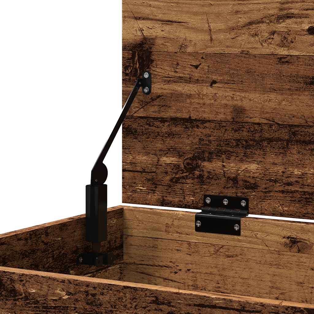Aufbewahrungstruhe Weiß 84x42x46 cm Holzwerkstoff