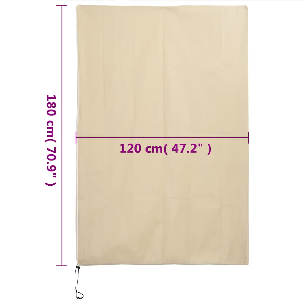 Wintervlies mit Reißverschluss 4 Stk. 70 g/m² 1x1,55 m