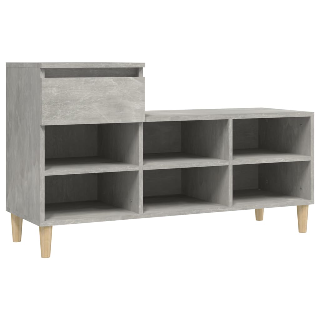 Schuhregal Weiß 102x36x60 cm Holzwerkstoff