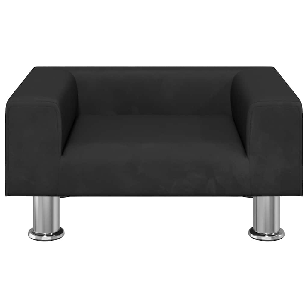 Kindersofa Blau 70x45x26,5 cm Samt