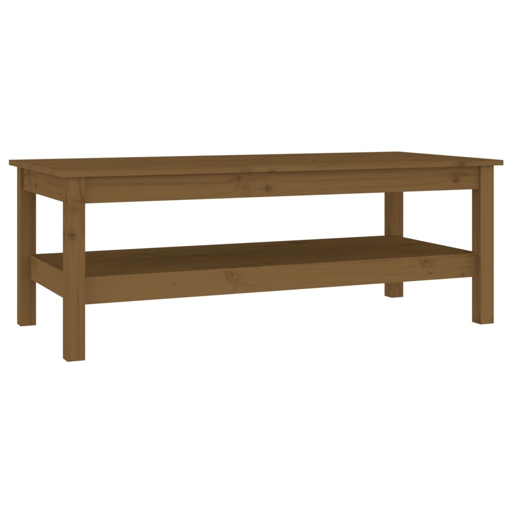 Couchtisch 45 x 45 x 40 cm Massivholz Kiefer