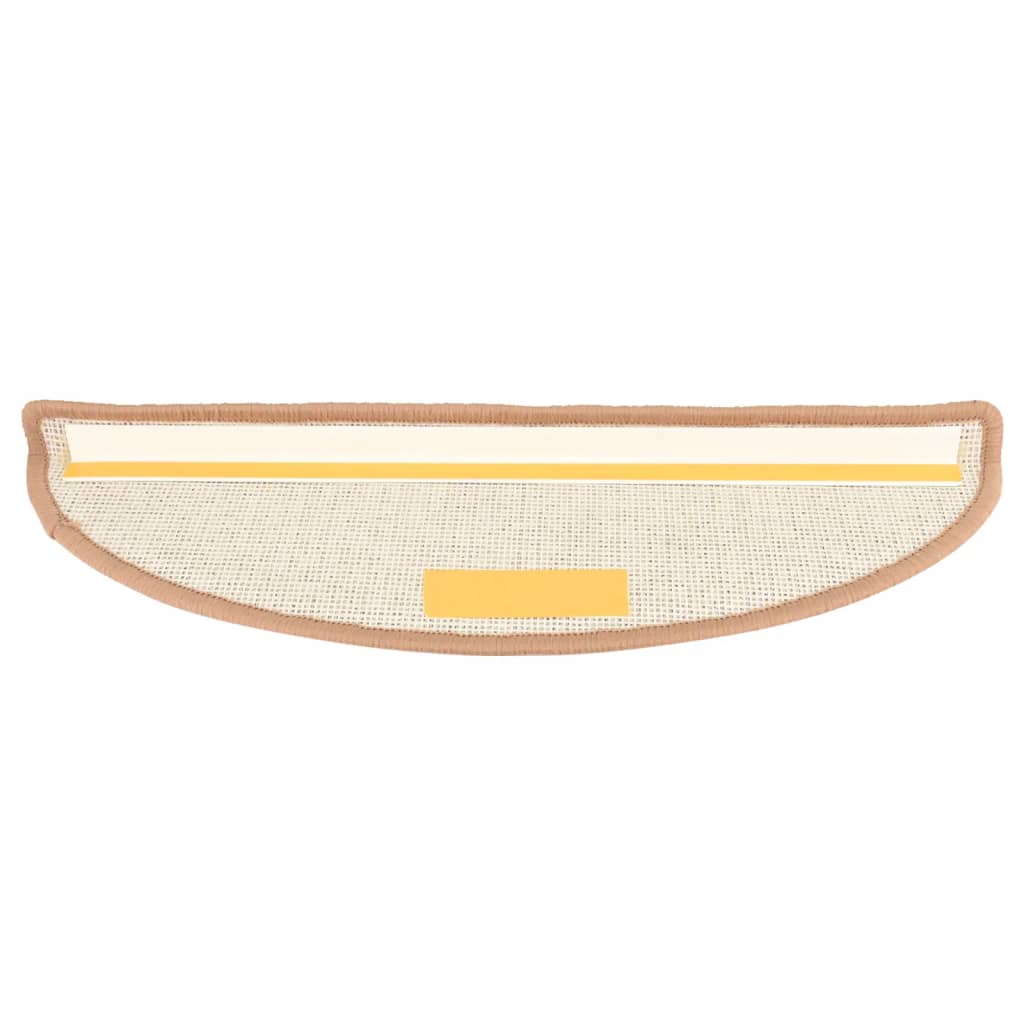 Stufenmatten 15 Stk. 56x17x3 cm Grau Halbrund