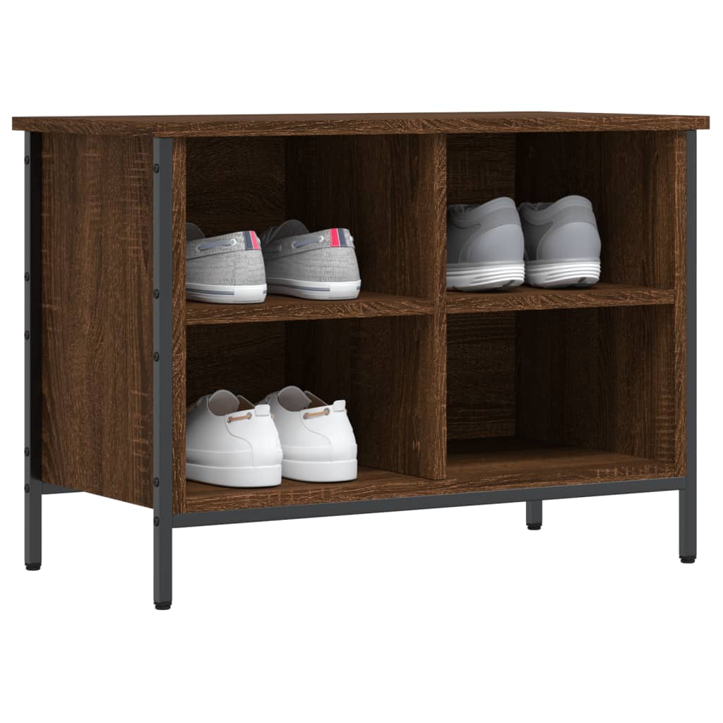 Schuhregal Schwarz 38x35x50 cm Holzwerkstoff
