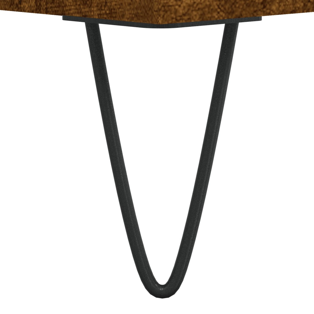 Bettschrank Schwarz Eichen-Optik 40 x 35 x 50 cm Holzwerkstoff