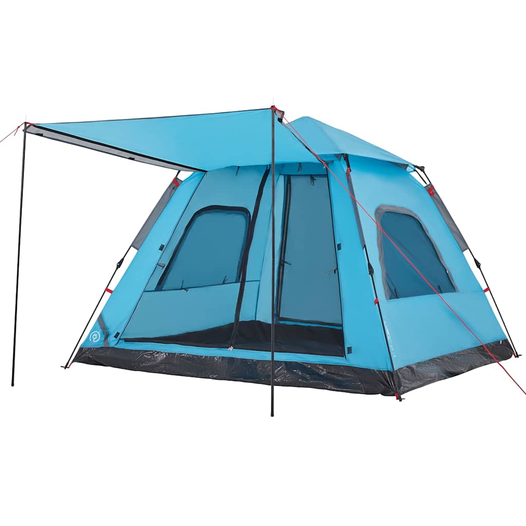 Kuppel-Campingzelt 4 Personen Grün Quick Release