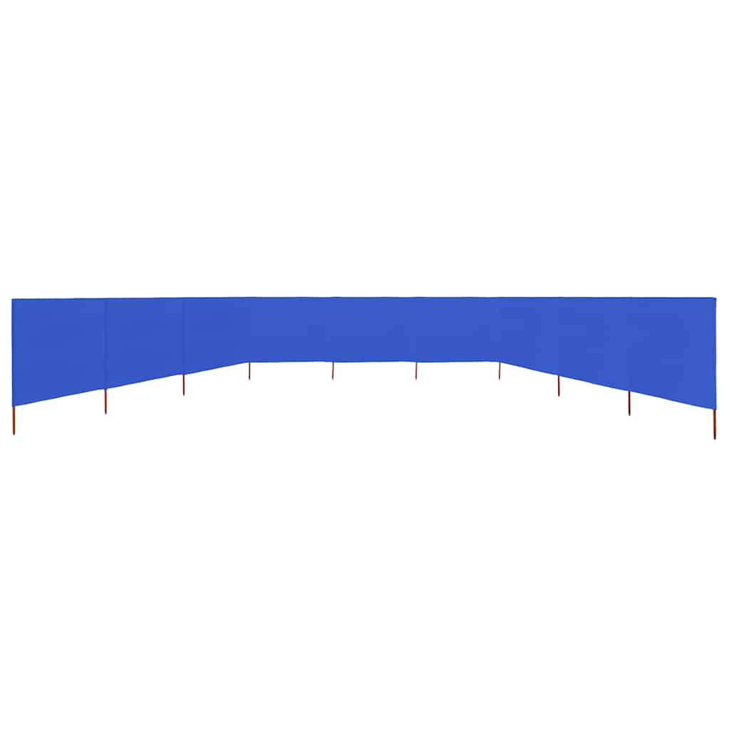 3-teiliges Windschutzgewebe 400 x 120 cm Weiß