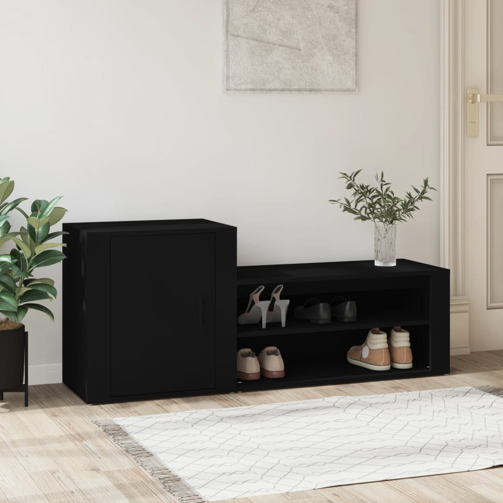 Schuhschrank Weiß 130x35x54 cm Holzwerkstoff