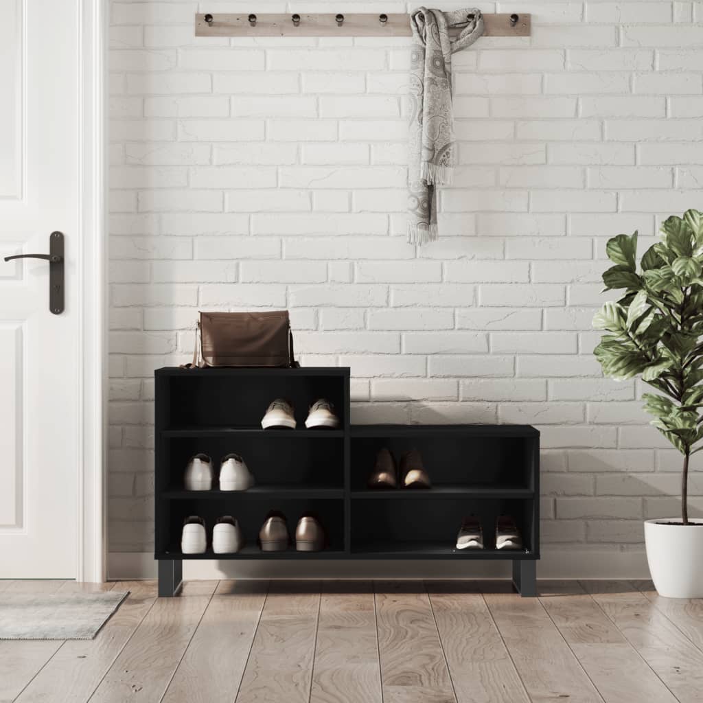 Schuhregal Weiß 102x36x60 cm Holzwerkstoff