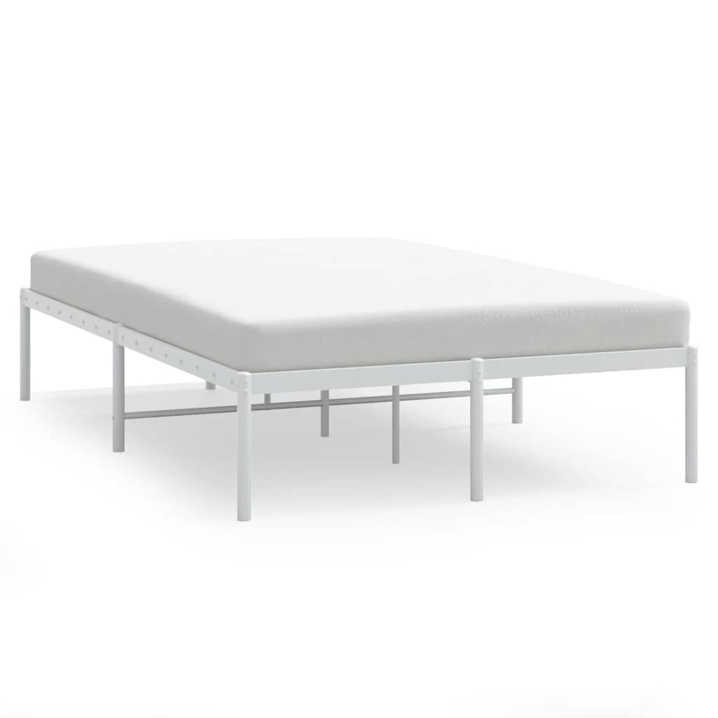 Bettgestell Metall Schwarz 75x190 cm