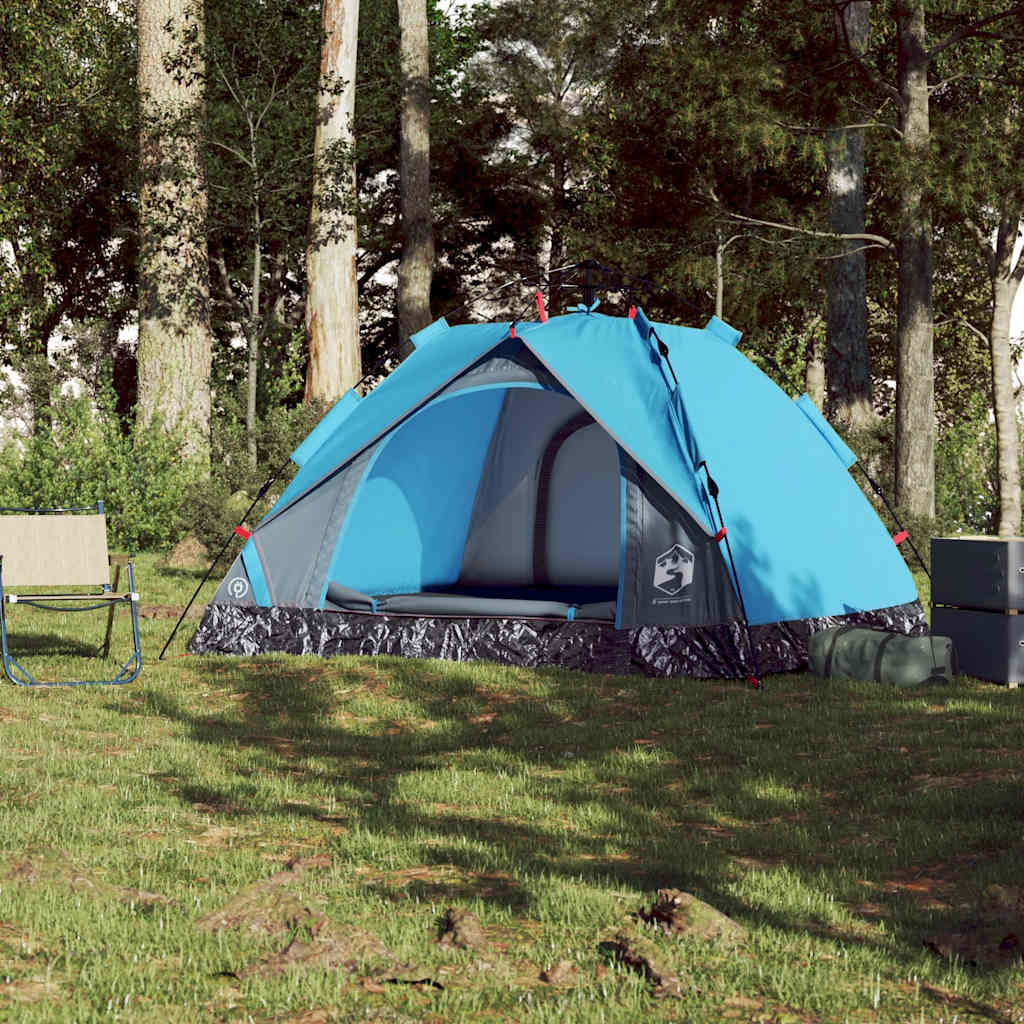 Kuppel-Campingzelt 2 Personen Grün Quick Release