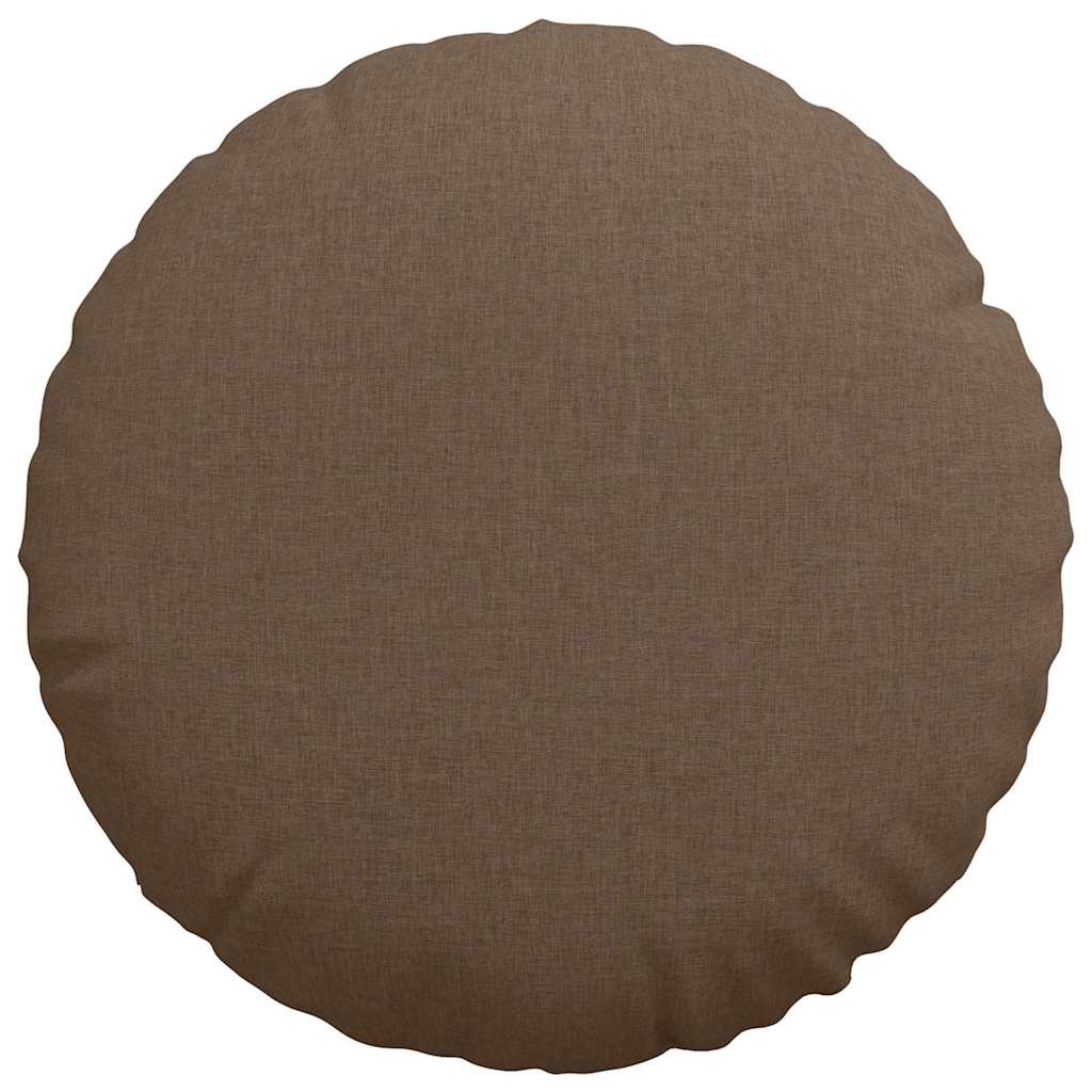 Sitzkissen 2 pcs Hellgrau Ø30 x 13 cm Stoff