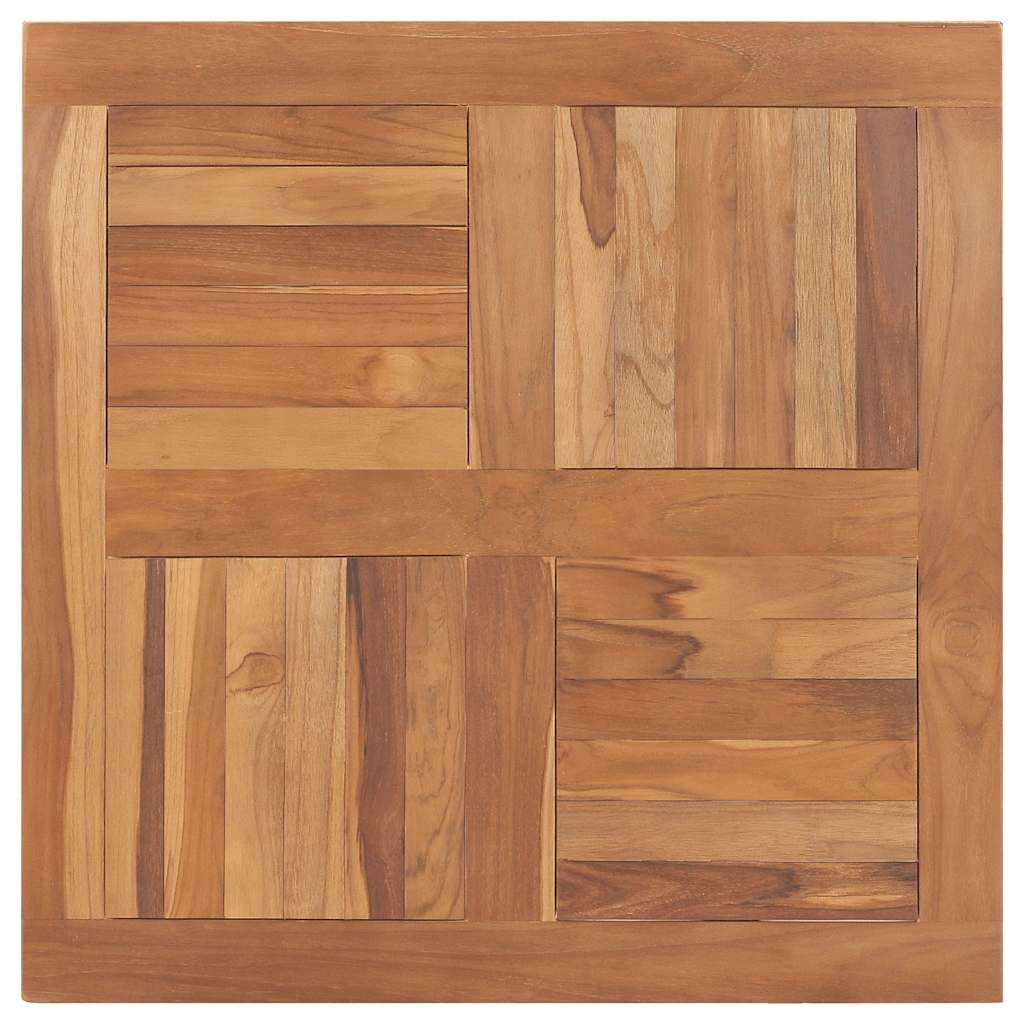 Tischplatte Massivholz Teak Rund 2,5 cm 40 cm