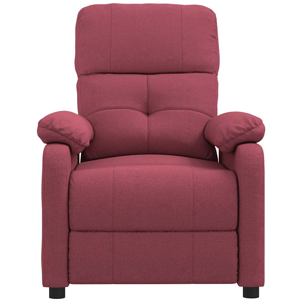 Massagesessel Hellgrau Stoff