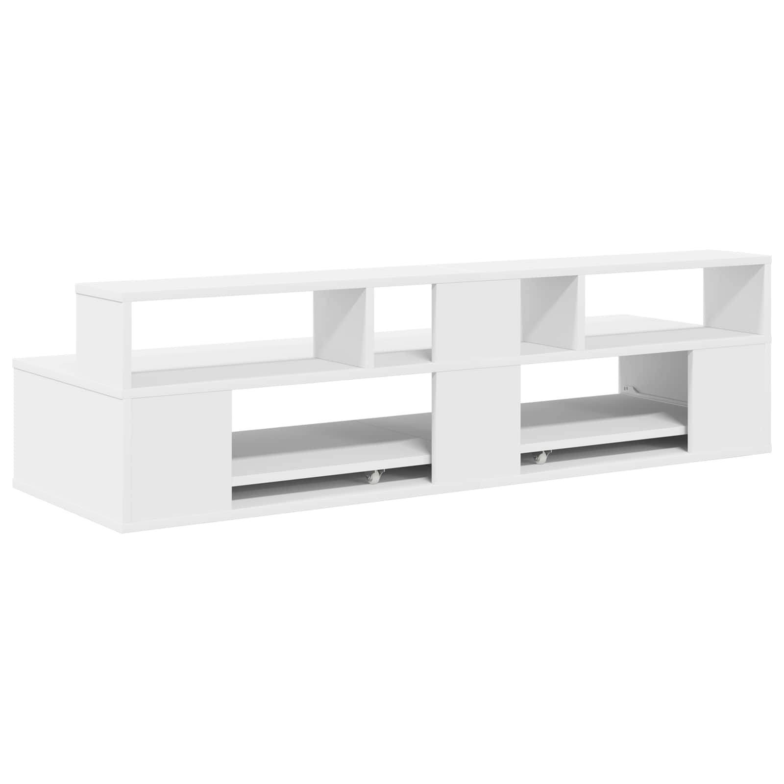 Studiotisch Weiß 152 x 42,5 x 36 cm Holzwerkstoff