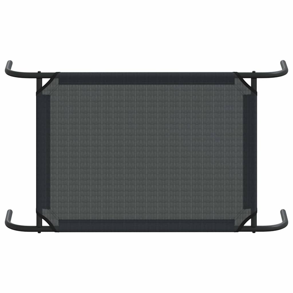 Erhöhtes Hundebett Schwarz S Textilene