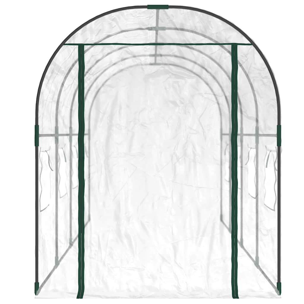 Gewächshaus mit Rahmen 160 x 200 x 192,5 cm PVC Transparent
