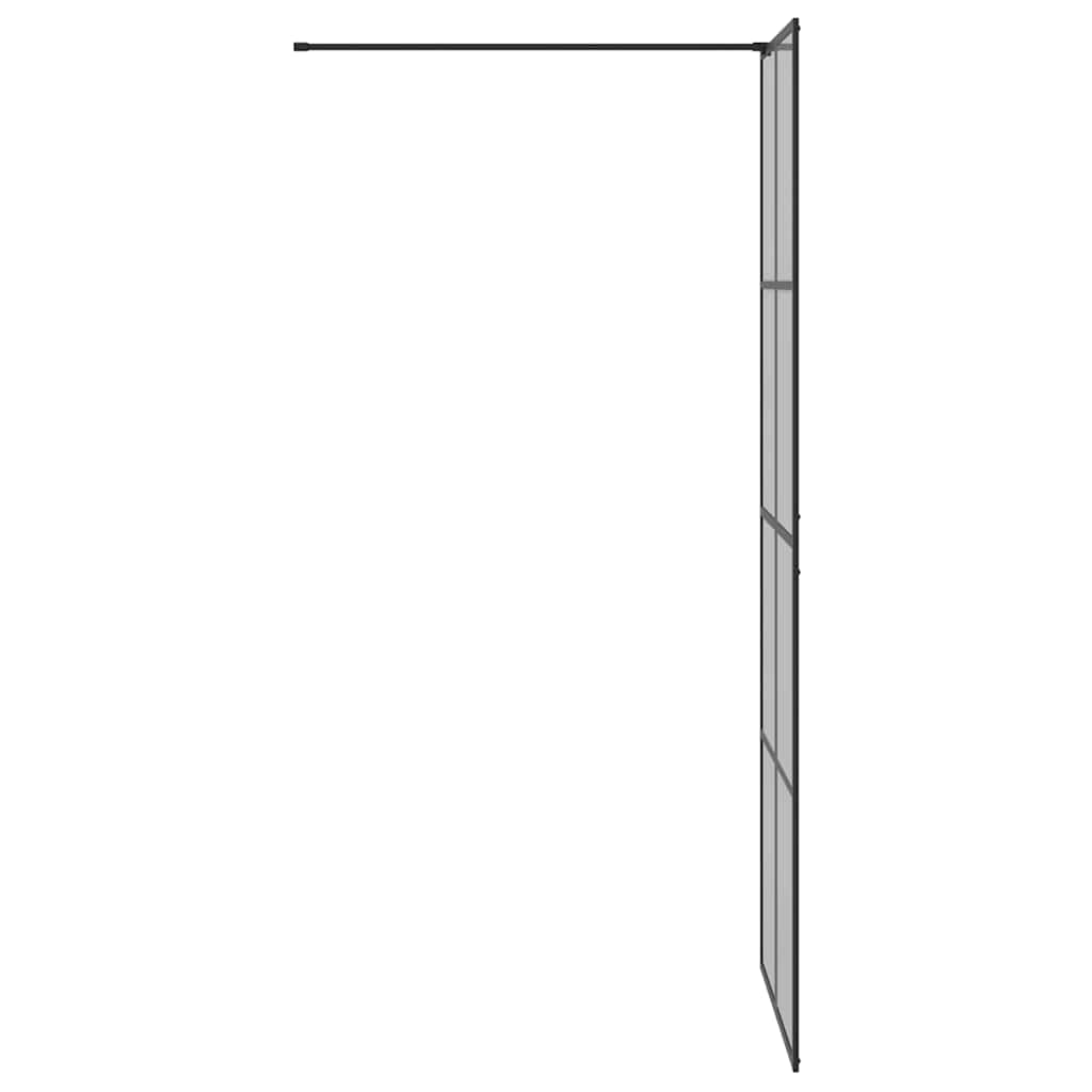 Duschwand für Begehbare Dusche mit Klarem ESG Glas 80x195 cm