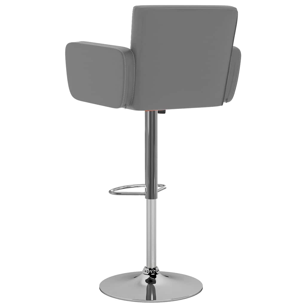 Barhocker 2 Stk. Weiß Kunstleder