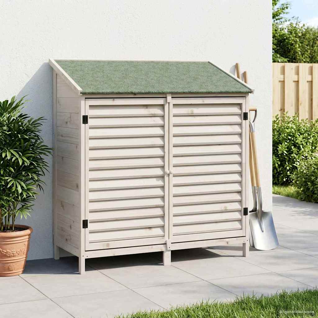Gartenschuppen Natur 59 x 56 x 113,5 cm Massivholz aus Fichte