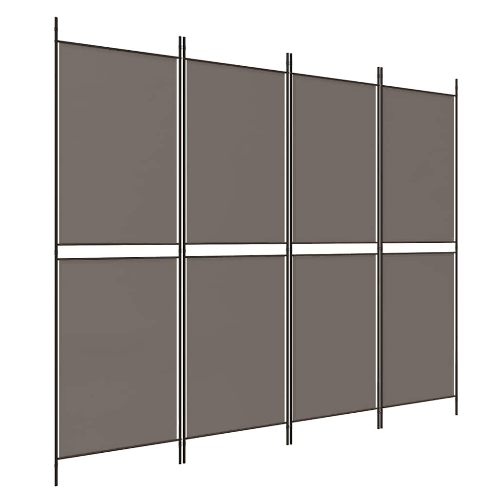 3-teiliger Raumteiler Beige 150 x 180 cm Stoff
