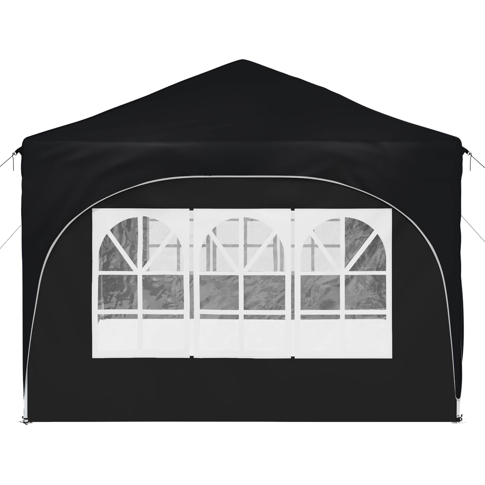 Pop-up Partyzelt 575 x 288 x 245 cm Creme Oxford-Stoff