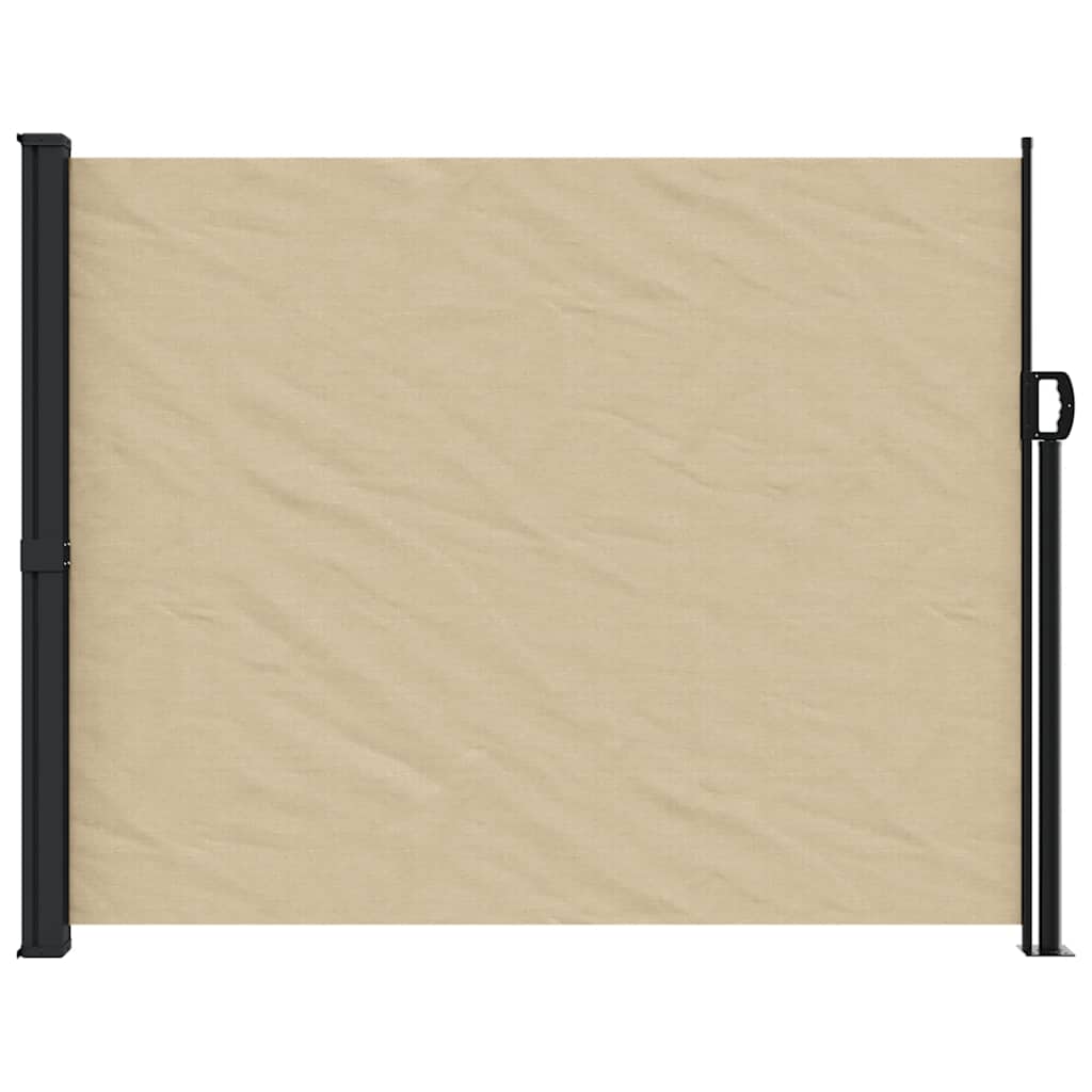 Seitenmarkise Ausziehbar Schwarz 100x300 cm