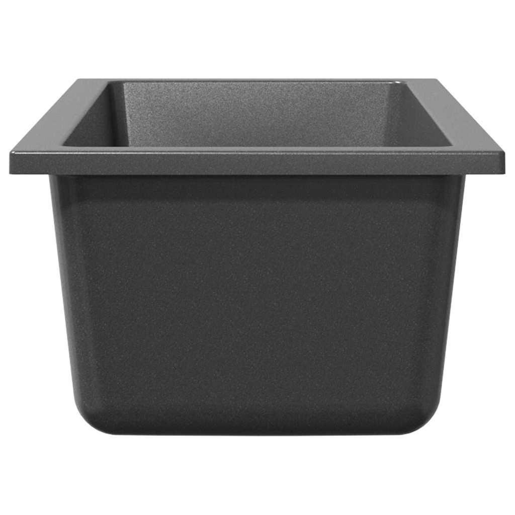 Küchenspüle Schwarz 54 x 44 x 20 cm Granit