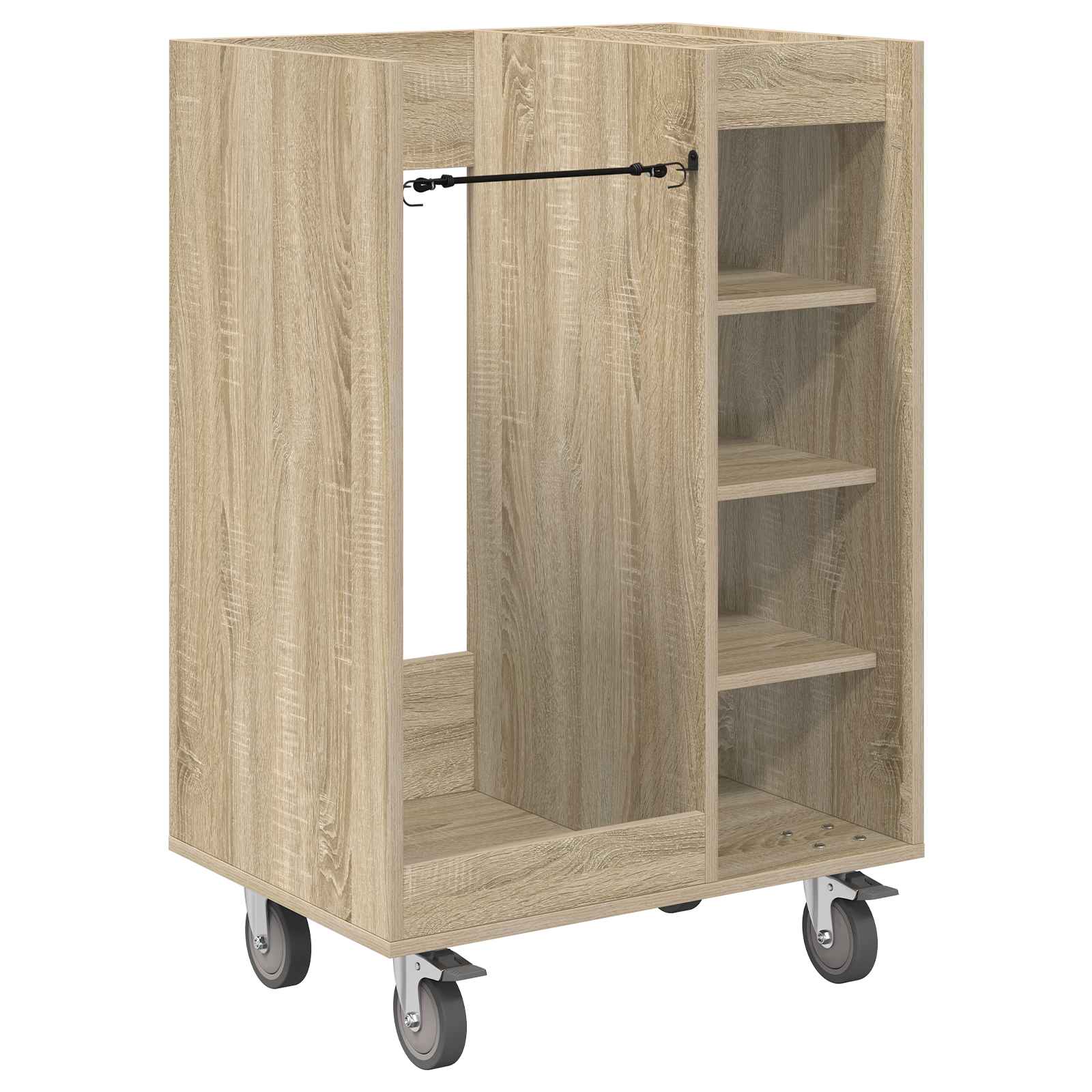 Golf Schrank Mit Rad Uni Weiß 65 x 45 x 98 cm