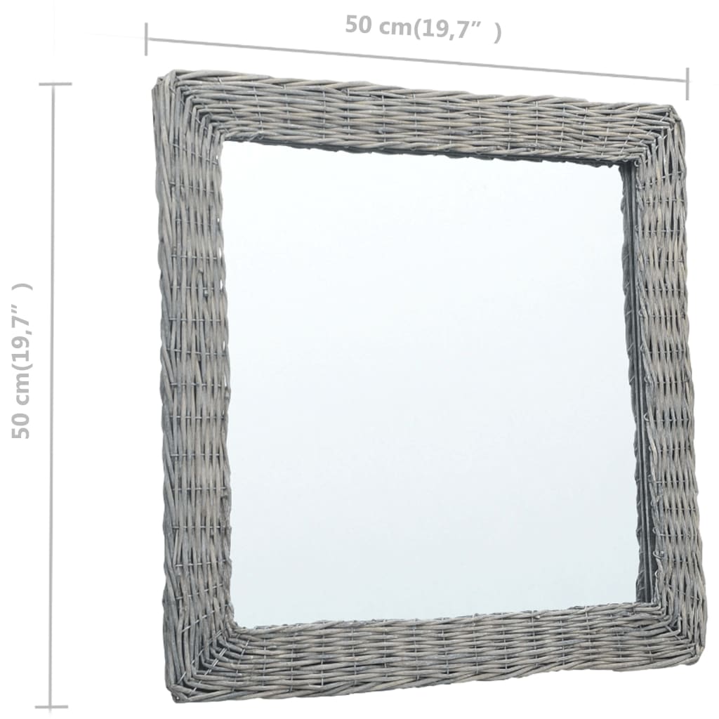 Spiegel 3 Stk. 15×15 cm Weide