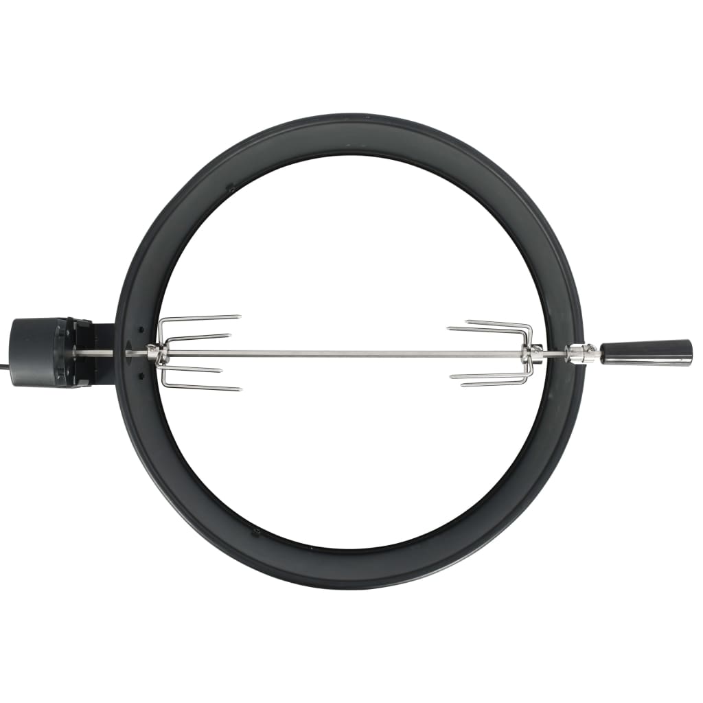 BBQ Rotisserie Ring Set 47 cm Schwarz