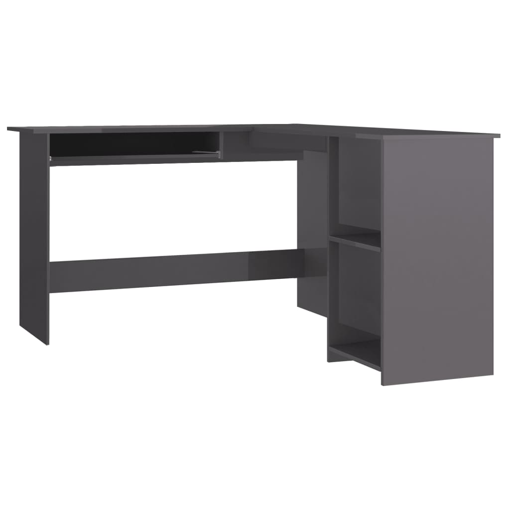 Eckschreibtisch in L-Form Weiß 120x140x75 cm Holzwerkstoff