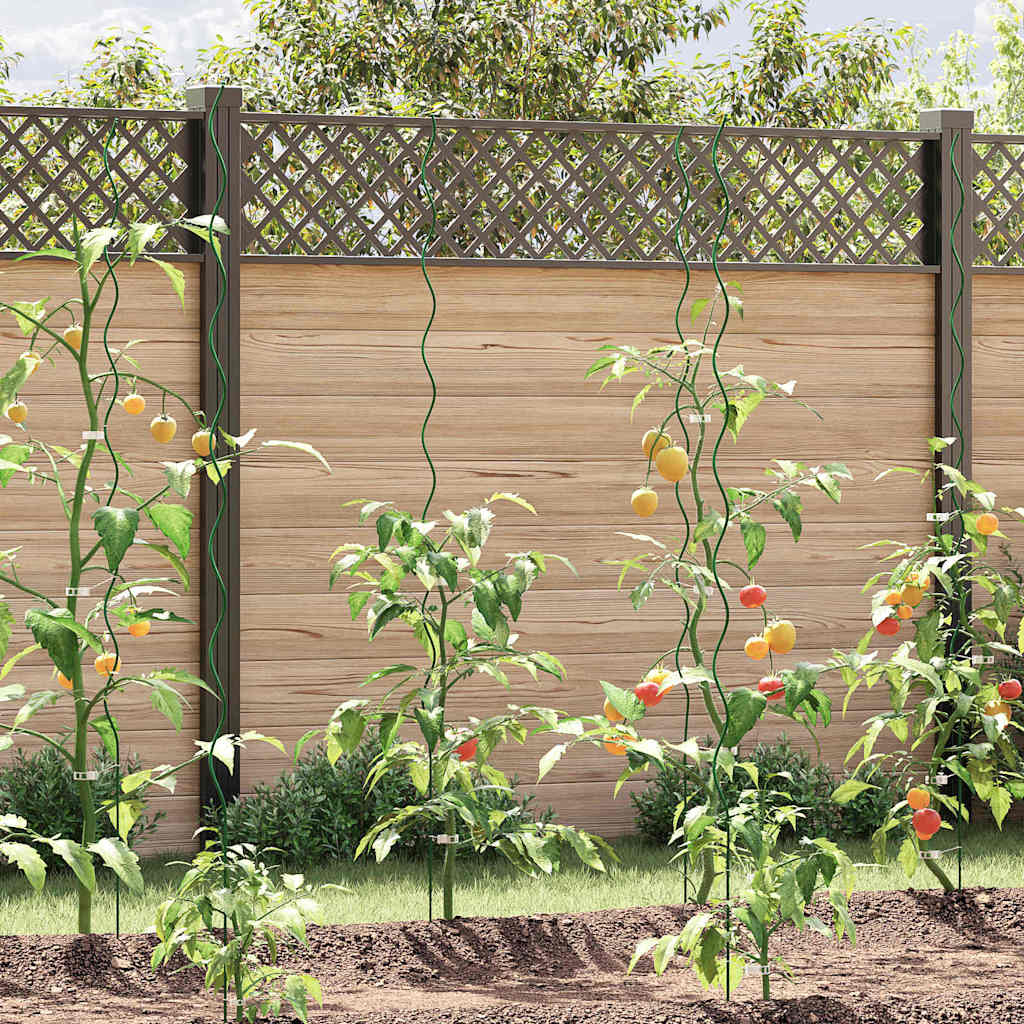 Tomaten-Spiralstäbe 50 Stk. 170 cm Verzinkter Stahl